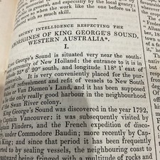 Listing image for Antique Print 1844 - WESTERN AUSTRALIA - Aborigines of King George Sound Article