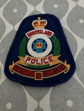 Listing image for Vintage Australia Queensland Police Woven Patch Badge