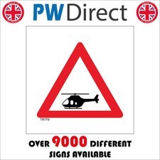 Listing image for SIGN LOW FLYING HELICOPTER AIRFIELD TR779 AVIATION