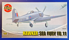 Listing image for Airfix 1/72 Hawker Sea Fury FB.11. Model kit
