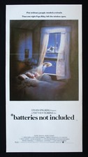 Listing image for BATTERIES NOT INCLUDED 1987 Orig Australian daybill movie poster Spielberg UFO