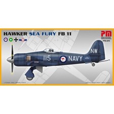 Listing image for PM Models 1/72 Scale Hawker Sea Fury FB 11 Model Kit