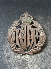 Listing image for RAAF Royal Australian Air Force, British Colonial Cap Badge. Maker Marked